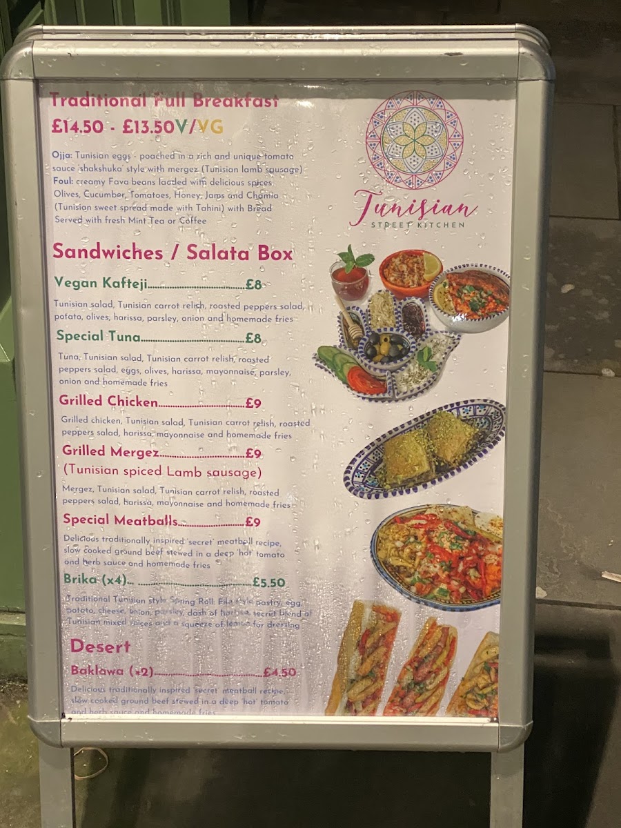 Tunisian Street Kitchen London Menu - Image 6